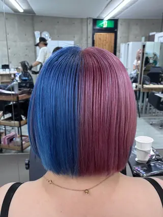 ミディアム カラー Aoba 🫧艶ハイトーン🫧のヘアスタイル