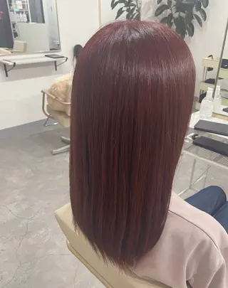 ロング カラー 髙橋 百香のヘアスタイル