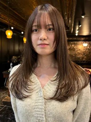 ロング カラー パーマ デザインレイヤー/ KOSUKEのヘアスタイル