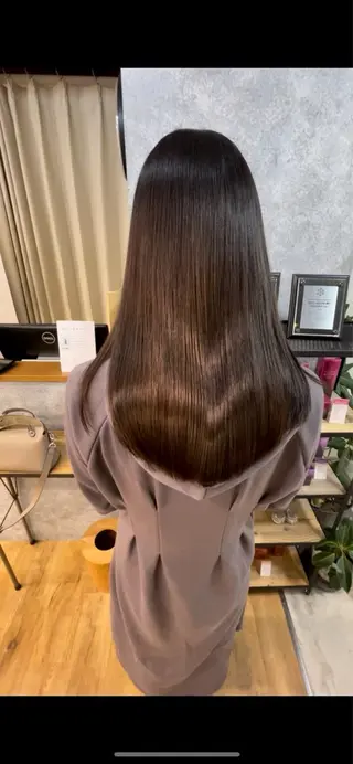 ロング SNS撮影用 髪質改善モデル募集のヘアスタイル