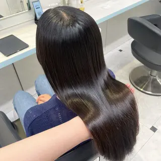 セミロング カラー 【美髪矯正/絹髪】 🎀hinano🎀のヘアスタイル