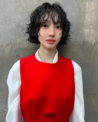ショート パーマ 西山 凜のヘアスタイル