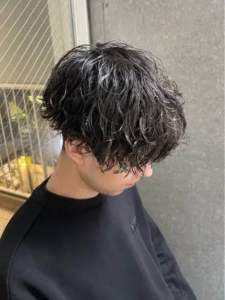 パーマ メンズ メンズモテパーマ💙 fuwaのヘアスタイル