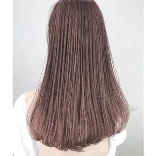 ロング カラー パーマ ヘアアレンジ ITbyALBUM 中野店のヘアスタイル