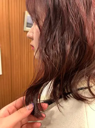ミディアム アオキ サキ💫のヘアスタイル