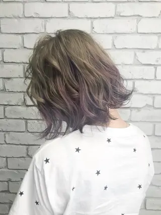 ミディアム カラー welring hair salonのヘアスタイル