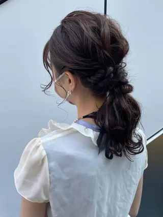 セミロング カラー ヘアアレンジ layer cut 店長/MIKUのその他イメージ