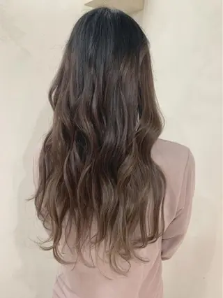 ロング カラー 京都大人女性ショート 徒歩1分/秋山のヘアスタイル