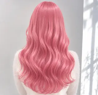 ロング カラー ハイトーンカラー が絶対可愛い✨泰聖✨のヘアスタイル