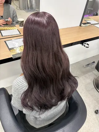 ロング miku/ラベンダー 透明感カラー🪻❤︎のヘアスタイル