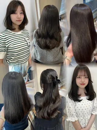 ミディアム カラー 'AXIS 栄 Konomiのヘアスタイル