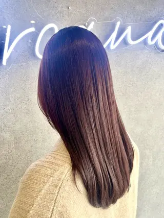 セミロング カラー ARCANA イホリのヘアスタイル