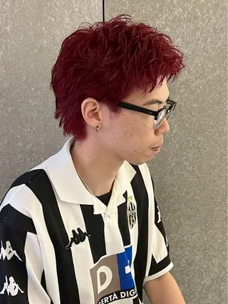 ショート カラー メンズ 【Niau】坂上 葵海のヘアスタイル