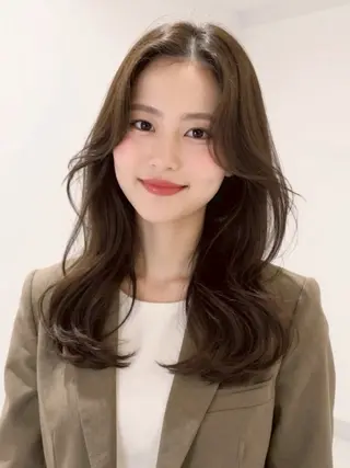 ロング カラー 佐藤優晟/カラー/ 癖毛ショート/表参道のヘアスタイル