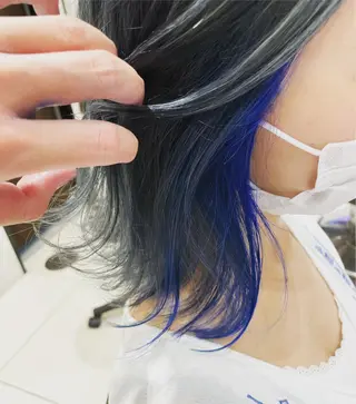 カラー 福島 望のヘアスタイル