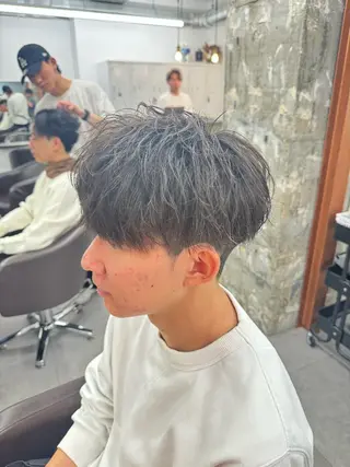 パーマ メンズ 並木 政太郎のヘアスタイル