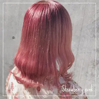 セミロング カラー ヘアアレンジ 💕ブリーチ/ヘアメ 🎀YUUKAのその他イメージ