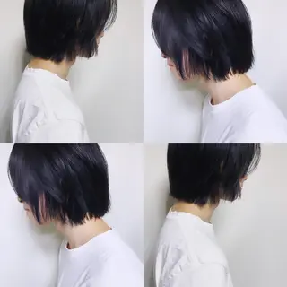 ショート カラー Shiho お洒落な エクステ♡ハイトーンのヘアスタイル