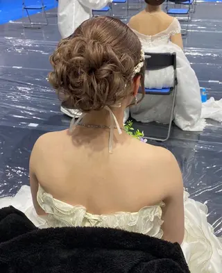 セミロング カラー 佐藤 優衣のヘアスタイル