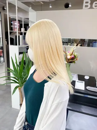ロング カラー ボブ/レイヤーカット 縮毛矯正/コウキ新宿のヘアスタイル
