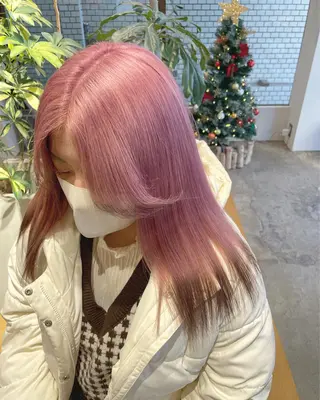 ロング カラー NATSUMI 🐻❄️🤍のヘアスタイル