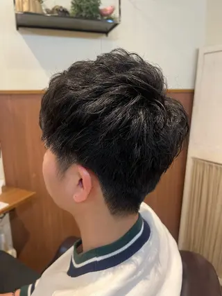 メンズ PINOT梅田 MOKAのヘアスタイル