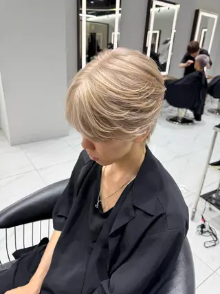 カラー メンズ 渋谷ブリーチカラー/ デザインカラー/優希のヘアスタイル