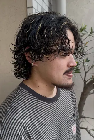 パーマ メンズ 年間2000名担当◎ パーマ職人/仲原佑樹のヘアスタイル