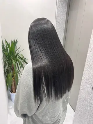 カラー 🎀韓国風暗髪 nana🎀のヘアスタイル