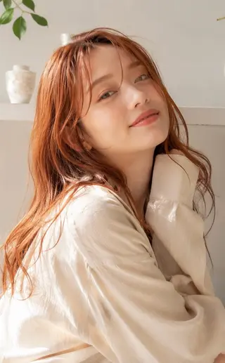 ロング カラー SHIKI押上 ハラサワアヤカのヘアスタイル