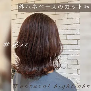 ミディアム カラー 似合う髪型見つけます AYAKAのヘアスタイル