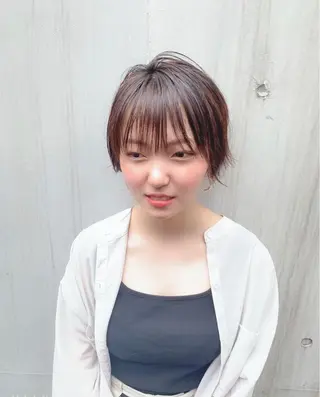 ショート 🎉骨格矯正カット ばば　としまさのヘアスタイル