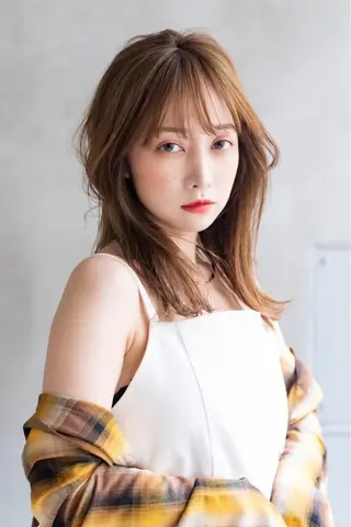 セミロング 🎊LUK🎊_公 式_🩵髪質改善🩵のヘアスタイル