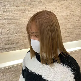 セミロング カラー 🫧美髪＆艶カラー 増田魁土🫧のヘアスタイル