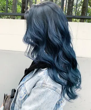 ロング カラー Shiho お洒落な エクステ♡ハイトーンのヘアスタイル