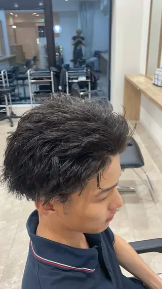 ショート パーマ メンズ 🪶フェザー特化🪶 メンズ/Aikiのヘアスタイル