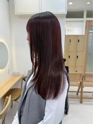セミロング カラー 🪭risa 暖色/レイヤー🪭のヘアスタイル