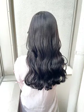 ロング ✨透明感ケアカラー✨ 長野ゆきなのヘアスタイル