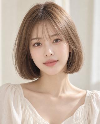 ショート カラー ボブカット 募集中/村上廉のヘアスタイル