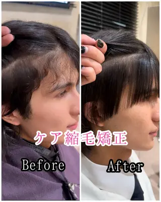 ミディアム ⭐️縮毛矯正特化 ／SHOYAのヘアスタイル