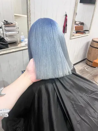 ミディアム カラー 艶髪/ハイトーン特化 店長/SHOHEIのヘアスタイル