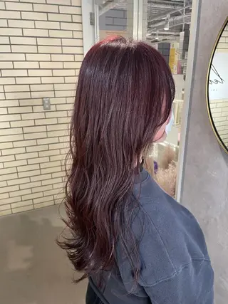 ロング カラー 黒田 優里 🎀🫧のヘアスタイル