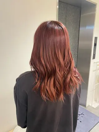 セミロング カラー ヘアアレンジ ボブ /ニュアンス/ satomi🧸💖のヘアスタイル
