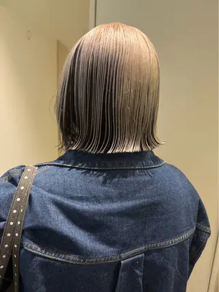 ショート カラー ヘアアレンジ 💟Opus // Mizuki🐕のヘアスタイル