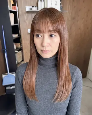 カラー 髪質改善🌟美髪💐 服部睦月のヘアスタイル