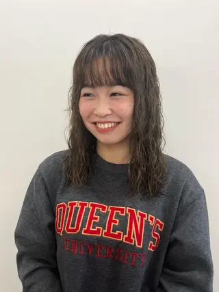ロング パーマ 韓国好き🇰🇷 美容師MIKUのヘアスタイル