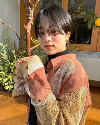 ショート やました もえかのヘアスタイル