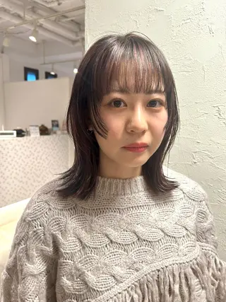 ミディアム カラー カラーリスト IKUHOのヘアスタイル
