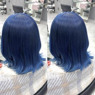 カラー ヘアメ🎀ハイトーン 🩵エクステ🪄しほのヘアスタイル