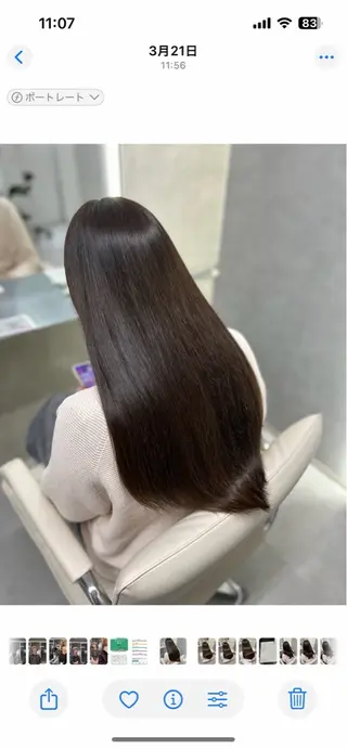 ロング 土田 功悠のヘアスタイル